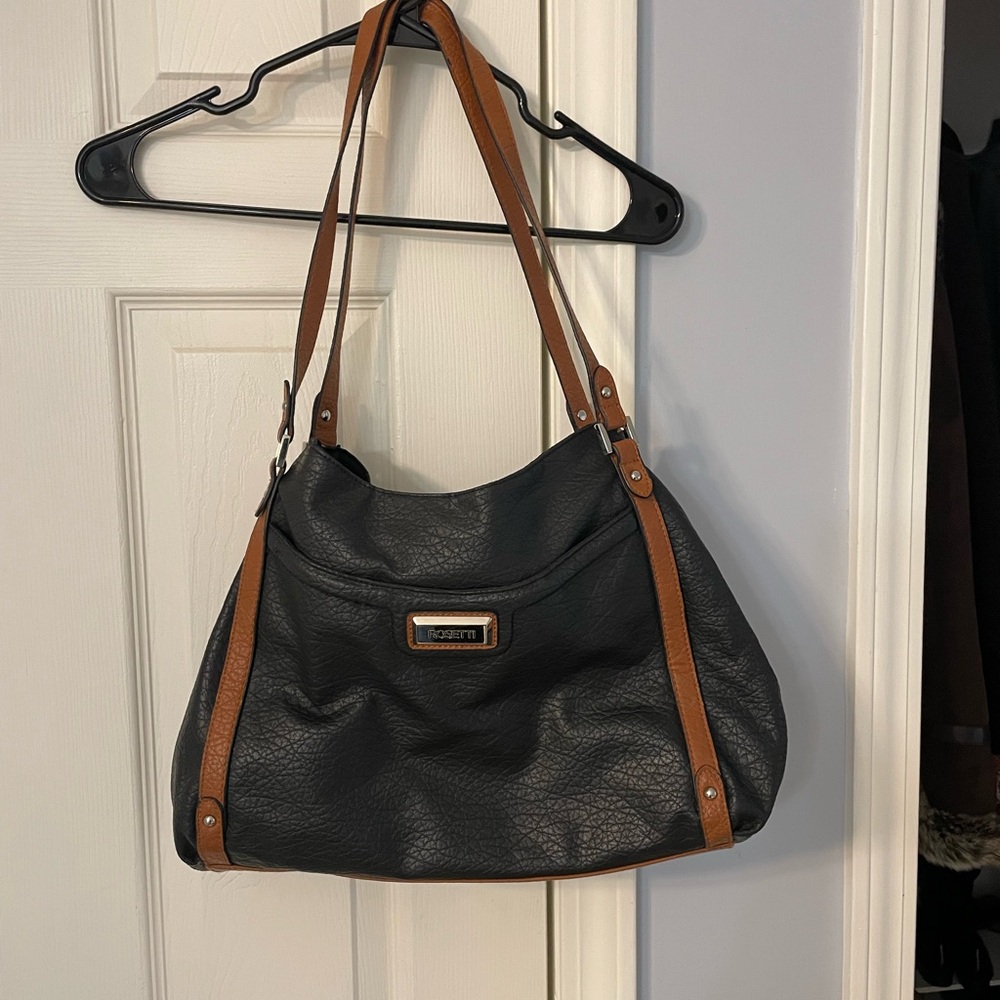Stylish Rossetti Black and Brown Women's Bag